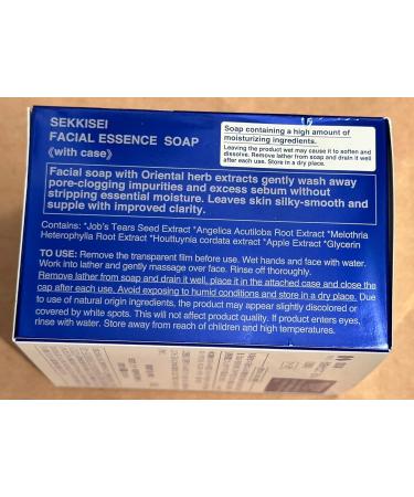 Buy SEKKISEI Facial Essence Soap with CASE | Luxury Lotion Cleanser - 3.5oz | International Shipping Available - Buy Online on GoSupps.com