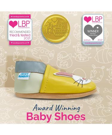 Soft Sole Leather Toddler Shoes for Baby Girl and Boy | Baby Walking Shoes 2-3 Years | Bunny Design - Buy Online on GoSupps.com