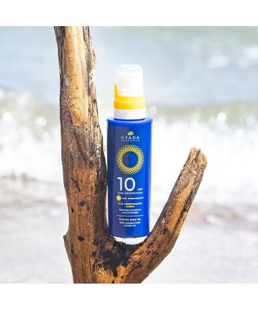  GYADA COSMETICS GYADA COSMETICS Sun Bronzing Oil SPF10 Low Protection Suitable for Skin and Tan Hair Fast Absorption for Independent Tanning with Jojoba Coconut and Carrot Oil 150ml - Buy Online on GoSupps.com