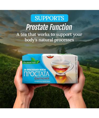 KUKER Prostate Herbal Tea 100% Natural From Balkans with Horsetail Herb Hibiscus Leaves Nettle Tea Leaf Prostate Tea Detox Cleanse for Urination Relief Tea For Prostate Health - 20 Bags 4 pack 80 Count (Pack of 4) - Buy Online on GoSupps.com