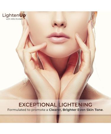 LightenUp Lactic Acid Serum - 1 fl oz - Fades Dark Spots on Face, Knees, Elbows - Buy Online on GoSupps.com