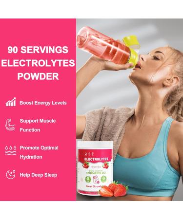 Electrolyte Powder - Sugar-Free Flavorless Hydration Keto & Vegan 90 Servings - Daily Electrolyte Replenisher - Buy Online on GoSupps.com