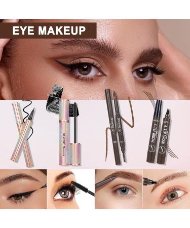 All-in-One Makeup Kit for Women | Full Multipurpose Makeup Set with Eyeshadow Liquid Foundation Loose Powder Eyebrow Pencil & 4-Color Lip Gloss - International Shipping Available - Buy Online on GoSupps.com