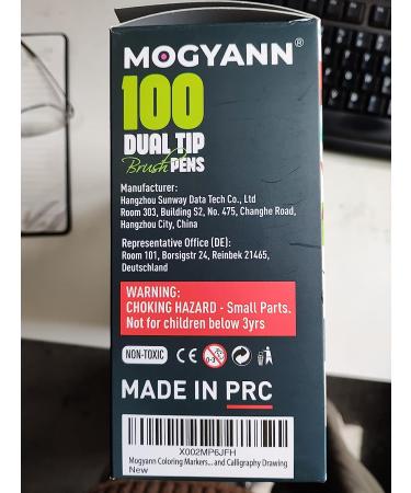 Mogyann 100 Colors Dual Tip Brush Pens for Coloring and Calligraphy - Multicolor - Buy Online on GoSupps.com