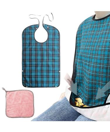Karell's bibs for adults food for adults bibs for adults for eating libe for adults for adult men women disabled 50x35cm