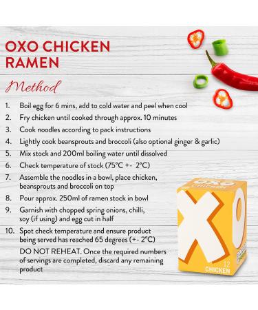 OXO 12 Chicken Stock Cubes 71g - Premium Chicken Flavor (Pack of 1) - Buy Online on GoSupps.com
