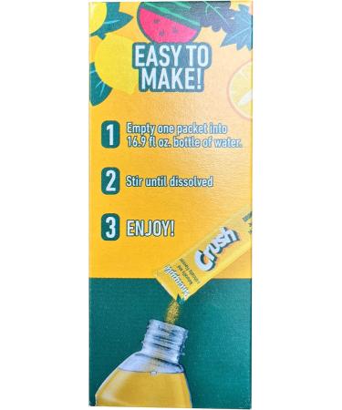 Crush Sugar Free Lemonade Watermelon Pineapple On the Go Drink Mix Variety Pack 30 sticks Net Wt 81g (1 unit) - Buy Online on GoSupps.com