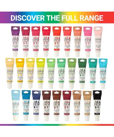 Colour Splash Dark Brown Food Colouring Gel - Highly Concentrated Squeezy Tube (25g) - Transform Cakes Into Eye-Catching Creations - Easy to Use Edible Ingredients - Buy Online on GoSupps.com