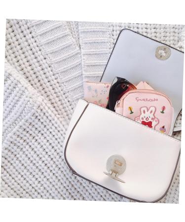 DOITOOL Pink Reusable Menstrual Bag Organizer - Washable Period Holder for Women - Small Bear Pouch for Tampons and Pads - Portable Travel Makeup and Nursing Organizer - 1 Count - Buy Online on GoSupps.com