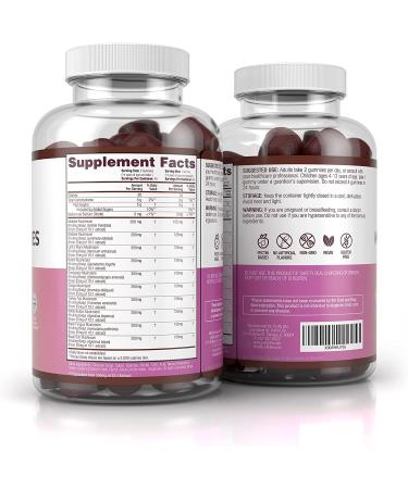 Mushroom Complex Gummies - 10 Mushroom Supplement with Lions Mane (90 Chews, 2500mg/serving) Nootropic Brain Support, Immune Booster, Mood & Stress Relief - Buy Online on GoSupps.com