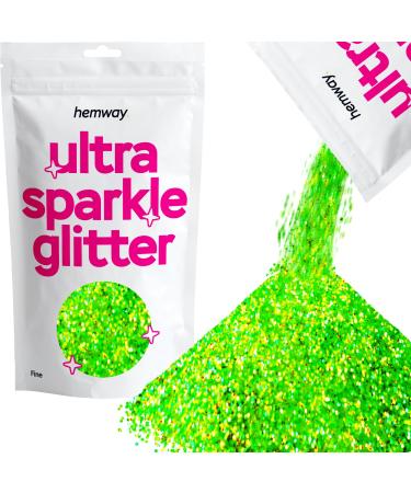 Ultra-Shine Glitter - 64-100G (Fluorescent Green) Fluorescent Green Fluorescent Green