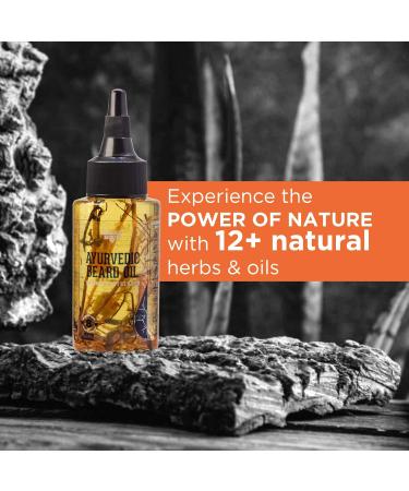 Beardhood Ayurvedic Beard Growth Oil 50ml | Natural 8-Herb Formula for Faster Growth | Best Oil for Patchy Beards - Buy Online on GoSupps.com