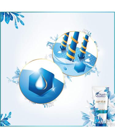 Head & Shoulders Anti-Dandruff Conditioner Supreme Smooth for Smooth Hair with Argan Oil 3x220 ml - Buy Online on GoSupps.com