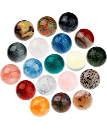 NKlaus 30mm Natural Rock Crystal Snow Crystal Ball - Gemstone Magic Decoration Figure - Buy Online on GoSupps.com