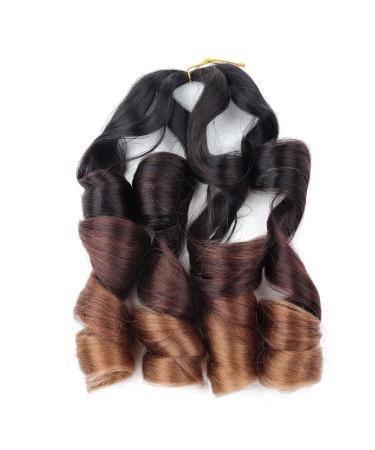 LMZIM 22 French Curl Bouncy Braiding Hair 9 Pack | Pre-Stretched Synthetic Extensions | Wavy Ends | 1b/33/30 - Buy Online on GoSupps.com