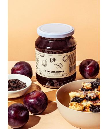 Buy KoRo Plum Jam 800g | No Added Sugar | Pure Fruit Enjoyment for Bread & Baking - International Shipping Available - Buy Online on GoSupps.com