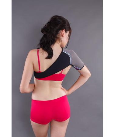 LOREY High-Quality Right Shoulder Bandage | Open-Pored Neoprene Support | International Shipping Available - Buy Online on GoSupps.com