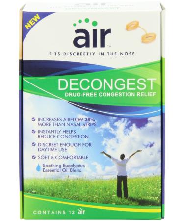 Air Decongest Advanced Nasal Breathing Aid 12 Count 12 Count (Pack of 1)