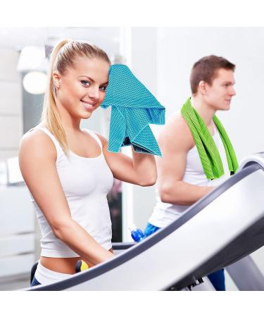 Menoly 10 Pack Cooling Towels for Neck and Face - Soft Microfiber Towel for Gym, Yoga, Running & More (32x12) - Breathable and Sweat Absorbent - Buy Online on GoSupps.com