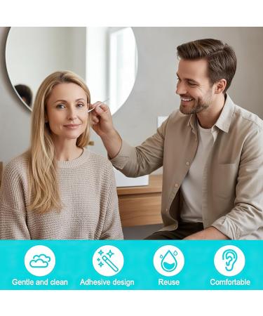 Karlstruyn Ear Wax Removal Sticks 24 Pack 2026 New Reusable Sticky Soft Tip Ear Cleaners Adhesive Ear Wax Cleaner Tool Gentle Ear Curette for Kids and Adults (Small) - Buy Online on GoSupps.com