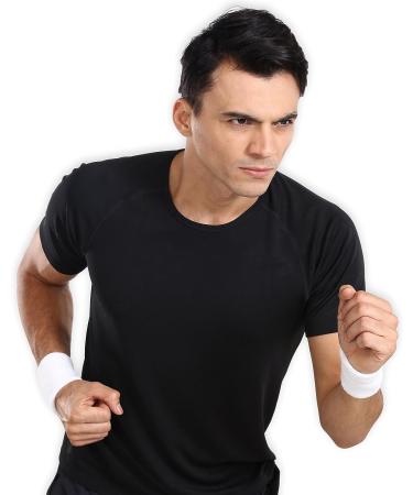 Sports Wristband for Men & Women - Workout Sweat Band for Wrists - Sweatband Wristbands - Buy Online on GoSupps.com