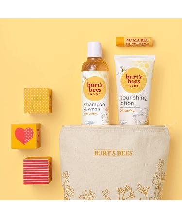 Burt's Bees Joyful Moments Baby Shampoo, Wash, Lotion & Lip Balm Set - Buy Online on GoSupps.com