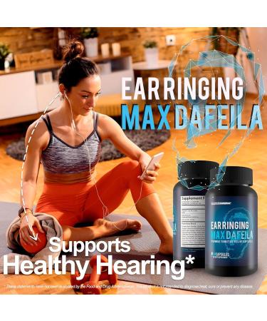 Ear Ringing Max Dafeila Prowave Tinnitus Relief Capsules - Natural Ear Supplement for Ringing Ears - Best Ear Health Remedy for Tinnitus Relief - Buy Online on GoSupps.com