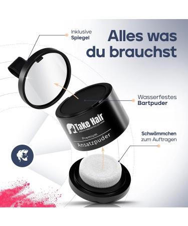 Take Hair Approach Powder for Women - 100% Waterproof Includes Mirror & Sponge 4G Hair Thickener Base Powder for Gray Hair Cover (Medium Brown) - Buy Online on GoSupps.com