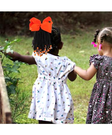 ibasenice Ponytail Beads and Dreadlocks Hair Tie Hair Jewelry for Braids Beaders for Braids Ponytail Hairpiece Band Ponytail Hair Extension Ponytail Extension Wig Hair Extensions Decoration 21.00X14.00X2.00CM Orange - Buy Online on GoSupps.com