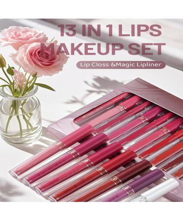  JIEBWCHA Lip Makeup Long-lasting lip gloss and lip gloss long-lasting waterproof moisturizing formula for even coverage on special occasions - Buy Online on GoSupps.com