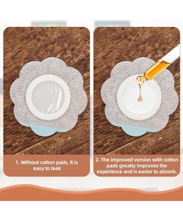 100pcs Castor Oil Pack Wrap for Belly Button Disposable Castor Oil Button Patches Pad Highly Absorbent Spunlace Cloth Self-Adhesive Organic Cover Compress Patch (Oil Not Included) - Buy Online on GoSupps.com