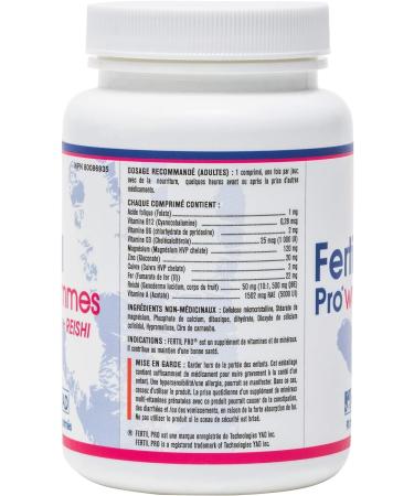 Fertil Pro Woman + Reishi Natural Female Fertility Supplements for Women with Vitamins & Nutrients Pre-Conception Pre-Pregnancy Support for Her (90 Pills 3 Month Supply) - Buy Online on GoSupps.com