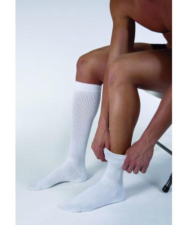 JOBST Activewear Compression Socks 15-20 mmHg Knee High Large White | International Shipping Available - Buy Online on GoSupps.com