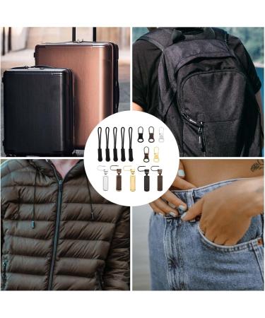 15-Piece Zipper Pull Replacement Set | Extrolance Zipper Tappers for Backpacks Jackets Luggage & Handbags - 3 Designs 5 Colors - Buy Online on GoSupps.com