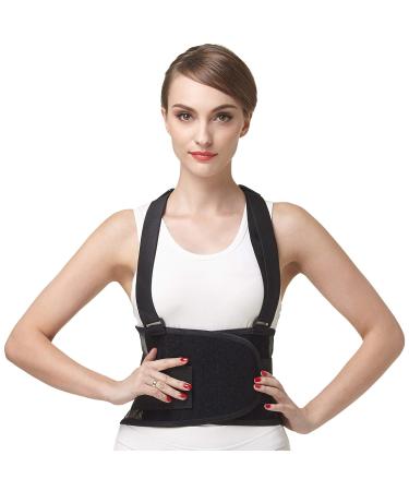 NEOtech Care XXL Black Back Support with Straps - Lightweight Breathable Design for Ultimate Comfort - Ideal for International Shipping - Buy Online on GoSupps.com