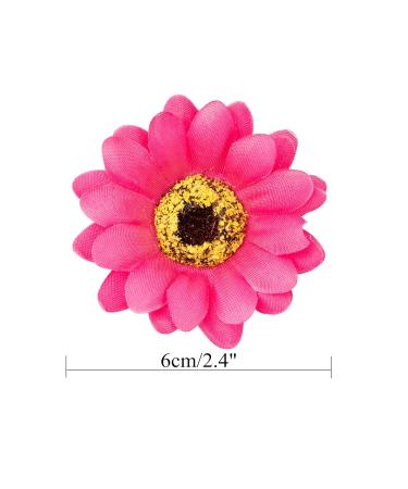 inSowni 25 Pack Hawaiian Wedding Sunflower Daisy Alligator Hair Clips for Women and Girls - Buy Online on GoSupps.com