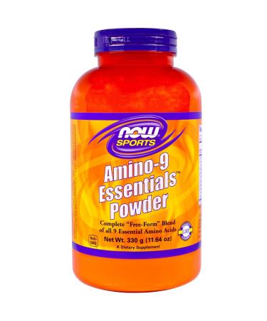 Now Foods Amino-9 Essentials Powder 330 Grams (Pack of 2)