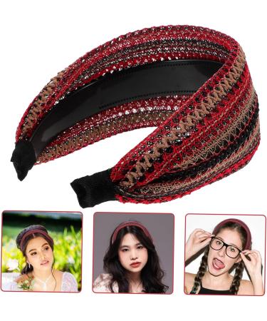 FRCOLOR Headband Women Headdress Girl Headdress Hairbands Art Hairband Women Hair Decors Delicate Hair Band Women Wide Head Bands Art Wide Headdress Hair Wear Hair Bands - Buy Online on GoSupps.com