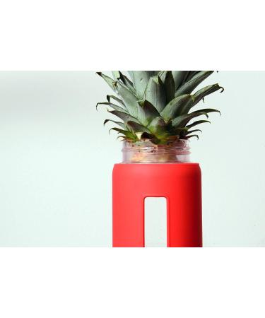Buy SIGG DREAM 0.65L Glass Drinking Bottle - Pollutant-Free Heat-Resistant with Silicone Cover - Scarlet | International Shipping Available - Buy Online on GoSupps.com