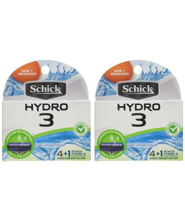 Buy Schick Hydro 3 Razor Blade Refills for Men - 4 Count (Pack of 2) | International Shipping Available - Buy Online on GoSupps.com