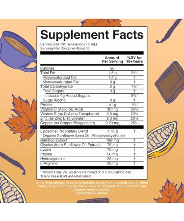 MaryRuth's Probiotic Beauty+ Capsules & Collagen Booster Liposomal (Maple Hot Cocoa) | B Corp Certified Clean Label Project Verified | Sugar-Free Vegan Non-GMO | Beauty | Skin Hair & Nail Support - Buy Online on GoSupps.com