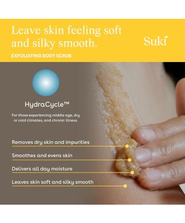 Suki Exfoliating Body Scrub with Calendula Oil & AHA - Hydrating Sugar Scrub 6.09 Oz for Deep Cleaning | International Shipping Available - Buy Online on GoSupps.com