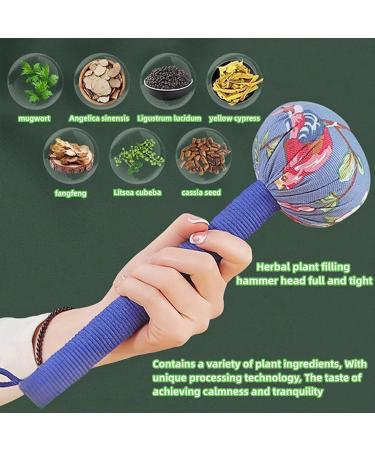 Sugu Massage Hammer - Manual Massage Knock Hammer for Body Neck & Back Relief | 11in Random Color - Buy Online on GoSupps.com