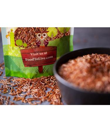 3 lbs Red Long-Grain Rice: Nutty Flavor, Non-Sticky, Vegan. Protein & Antioxidant-Rich for Pilafs, Salads & Stir-Fries - Buy Online on GoSupps.com
