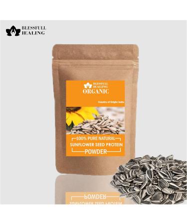 Organic 100% Pure Natural Sunflower Seed Protein Powder | 300 Gram / 10.58 oz 300 Gram / 10.58 Ounce - Buy Online on GoSupps.com