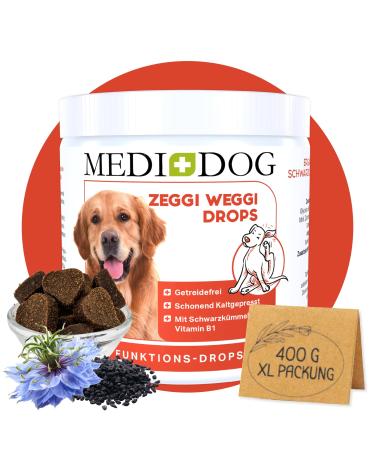 MEDIDOG Zeggi Weggi Premium Drops 400 g Black cumin oil rockrose coconut oil hypoallergenic - Buy Online on GoSupps.com