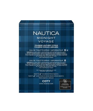 Nautica Midnight Voyage Eau de Toilette 1.6 fl oz (Pack of 1) Notes of Pink Pepper Amber and Mint Men's Fragrance Long Lasting Everyday Fragrance Travel Size - Buy Online on GoSupps.com