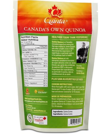 Quinta Quinoa Canadian Grown Quinoa White 400 g - Buy Online on GoSupps.com