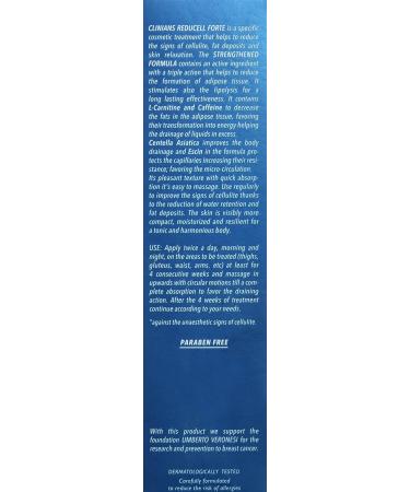  CLINIANS Clinians Action Body Reducell Forte Concentrated Anti-Cellulite Body Cream - 200 ml - Buy Online on GoSupps.com