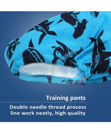 MooMoo Baby 6 Pack Cotton Training Pants | Reusable Toddler Potty Training Underwear | Dinosaur Print | Boy and Girl | Blue | 3T - Buy Online on GoSupps.com